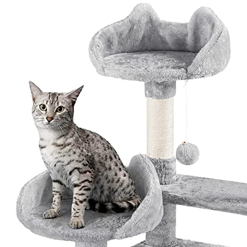 67in Multi-Level Cat Tree with Scratching Post Z327