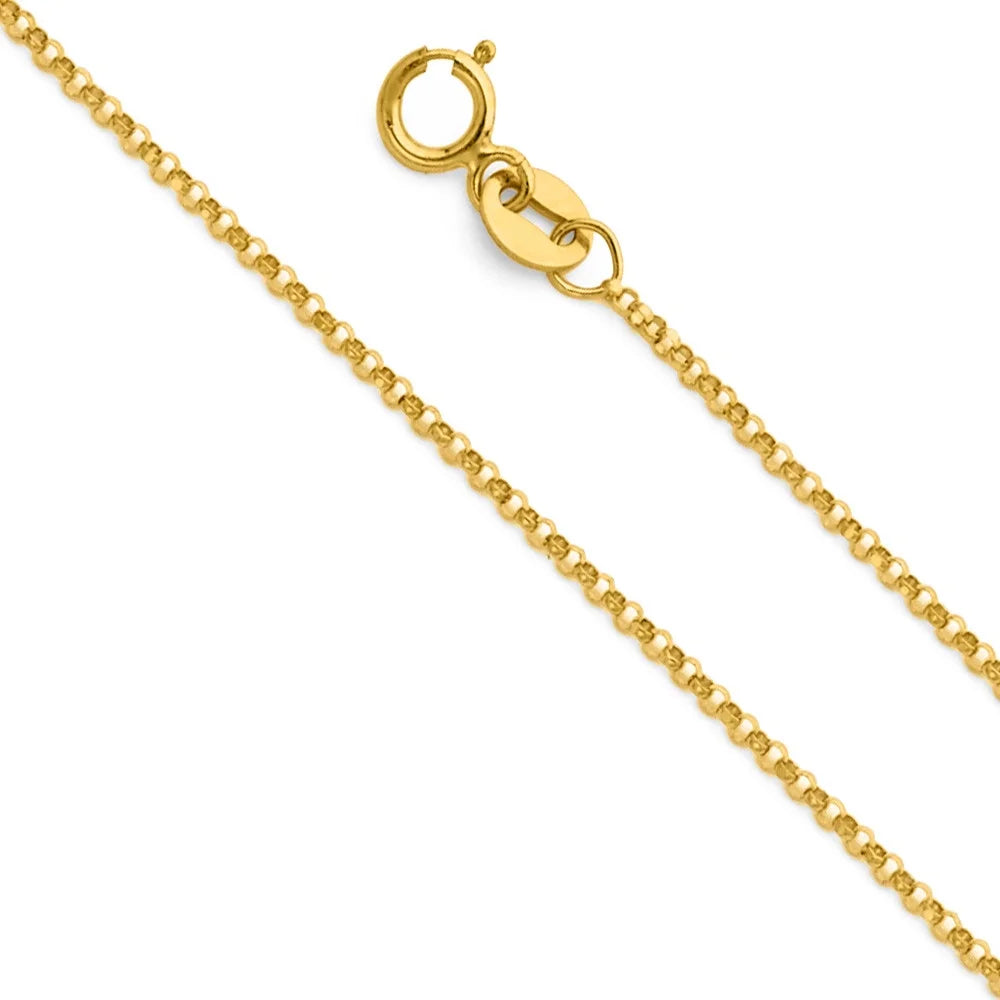 14K Two-Tone Gold Flower and Heart-Shaped Initial Pendant with 16" Chain Necklace Y9345