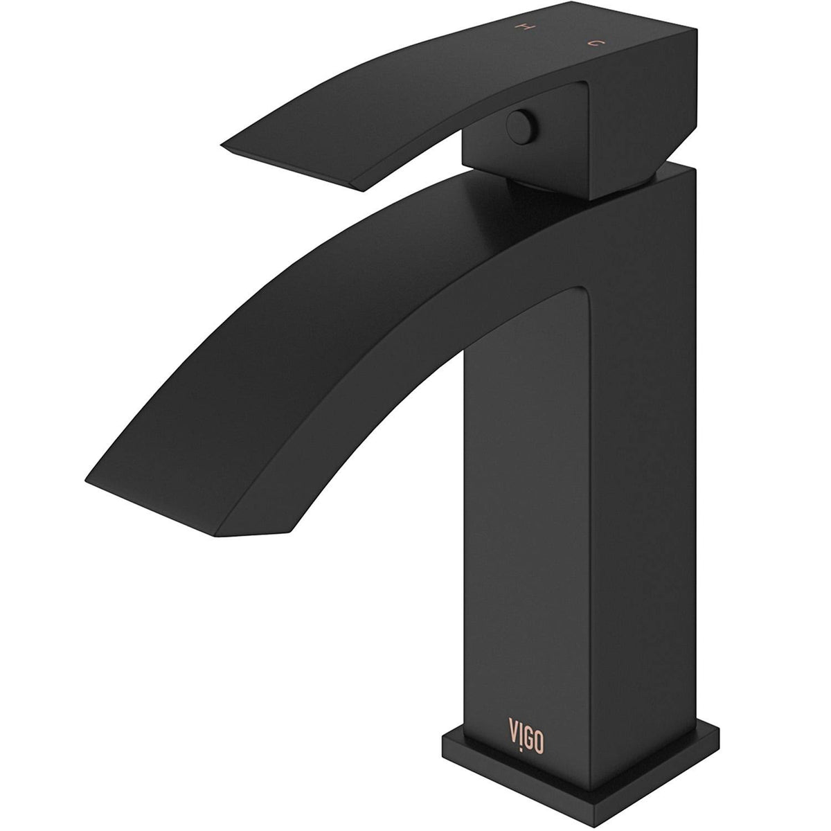 Graphite Black Single Hole Bathroom Faucet C80670