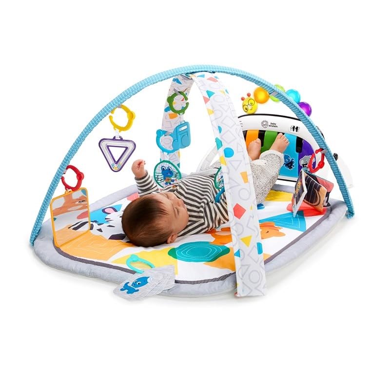 4-in-1 Music and Language Play Gym and Piano Tummy Time Activity Mat W655021