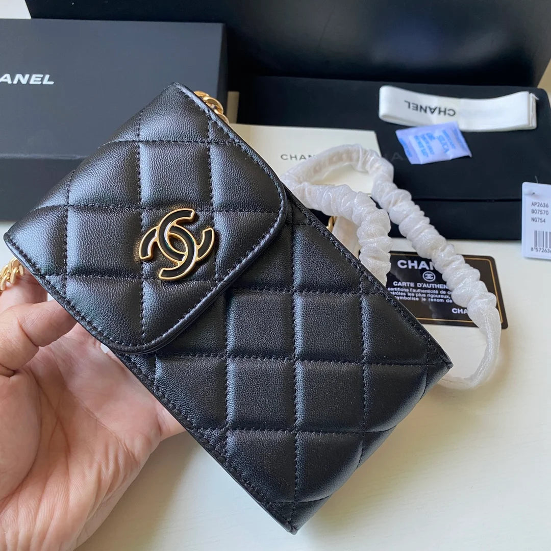 Black Phone Holder Bag Y78820