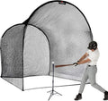 Portable Baseball Batting Cage with Frame and Poles M239