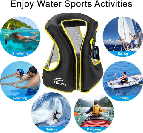 Inflatable Snorkel Vest for Adult S37106