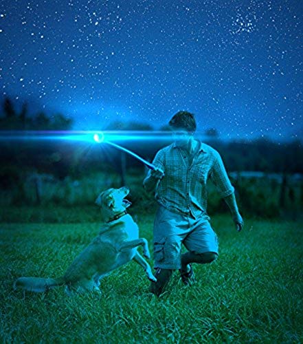 Large Glow Ball Dog Toy, 3 Inch Diameter, Pack of 1 O6968
