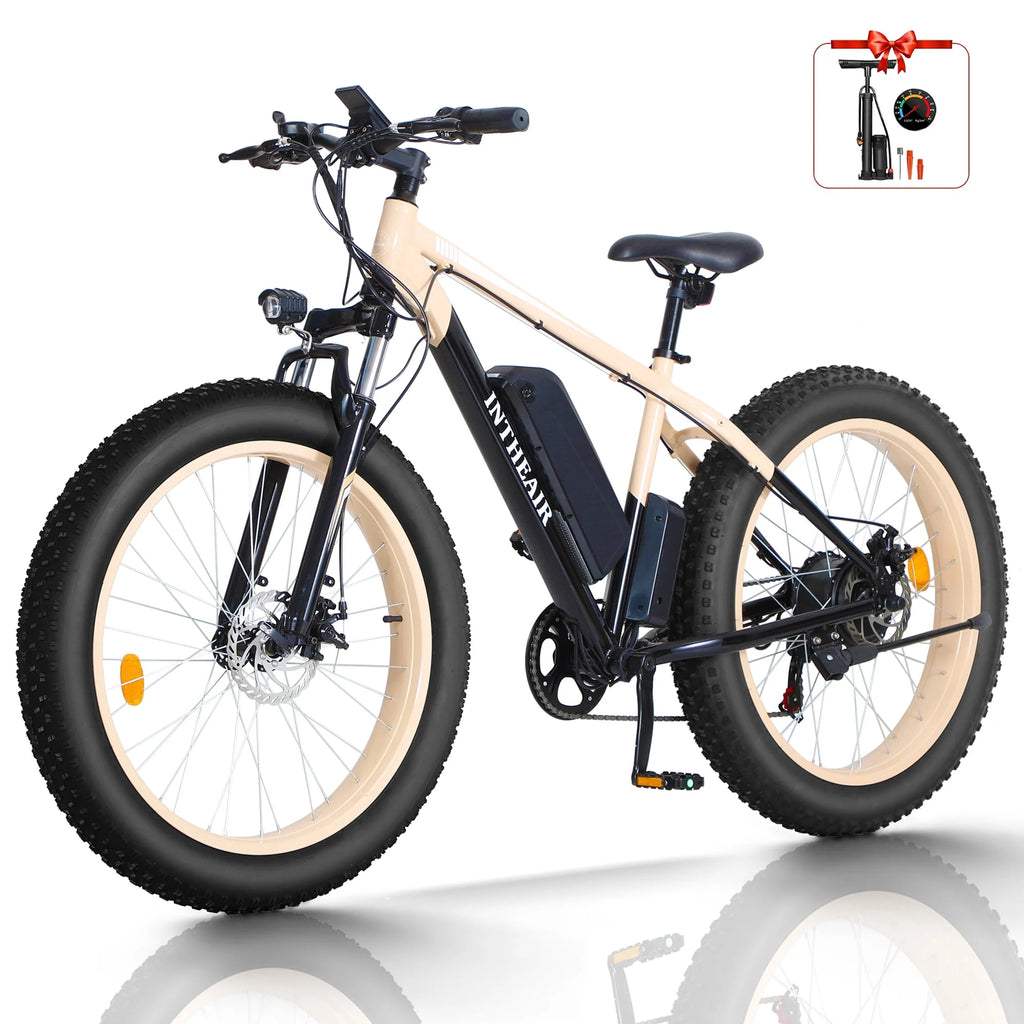 Electric Bike 26 4 Fat Tire 500W 48V 13Ah 7-Speed W483
