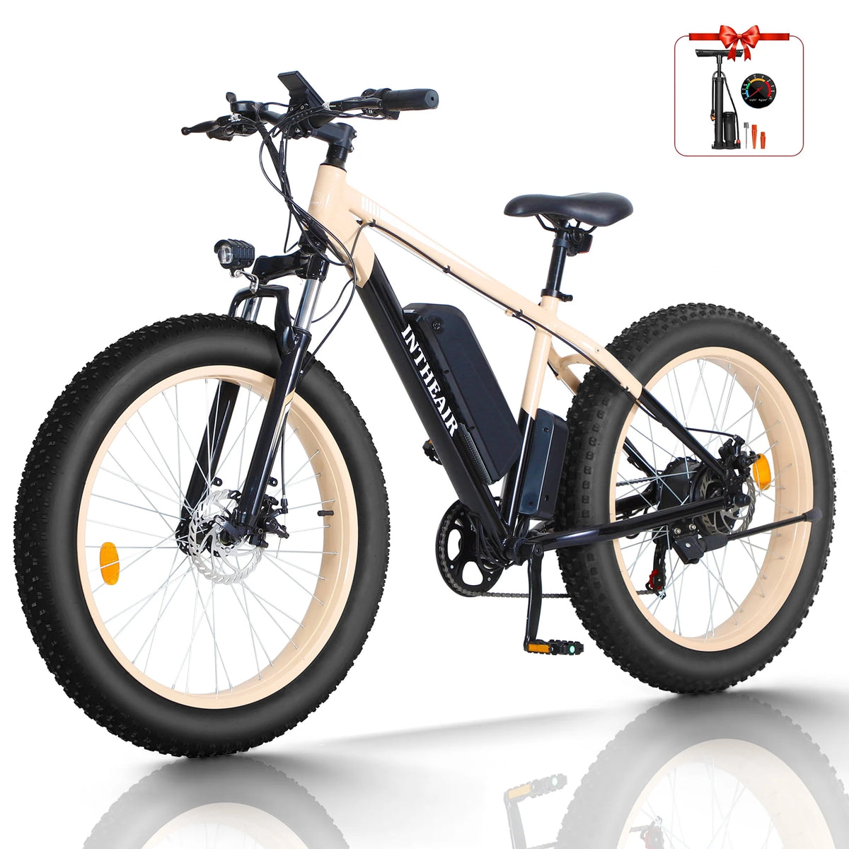 Electric Bike 26 4 Fat Tire 500W 48V 13Ah 7-Speed W483