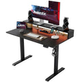48 x 23 Inches White Electric Standing Desk with 2 Drawers I569