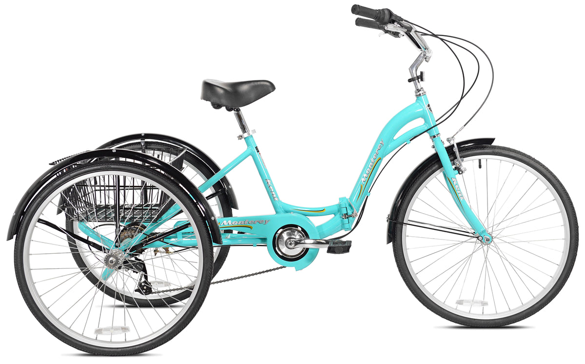Aqua 7-Speed Folding Adult Tricycle A2602