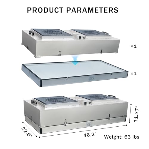 HEPA H14 Laminar Flow Hood 110V T9867