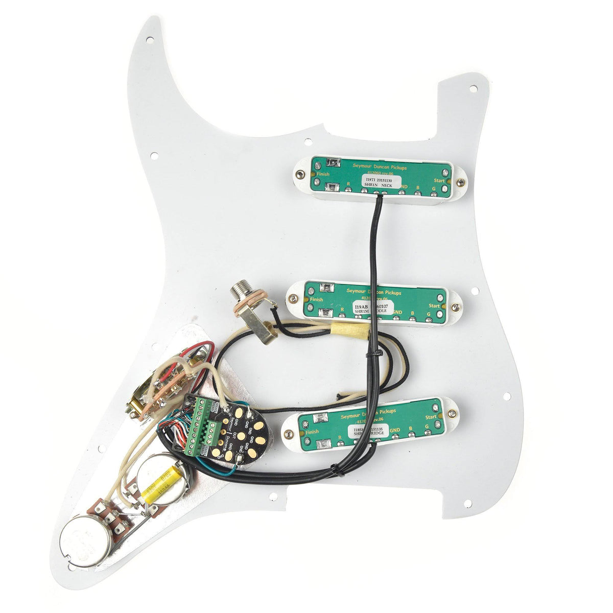 White Loaded Pickguard X67816