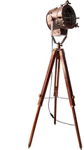 Vintage Nautical Searchlight Tripod Lamp V966