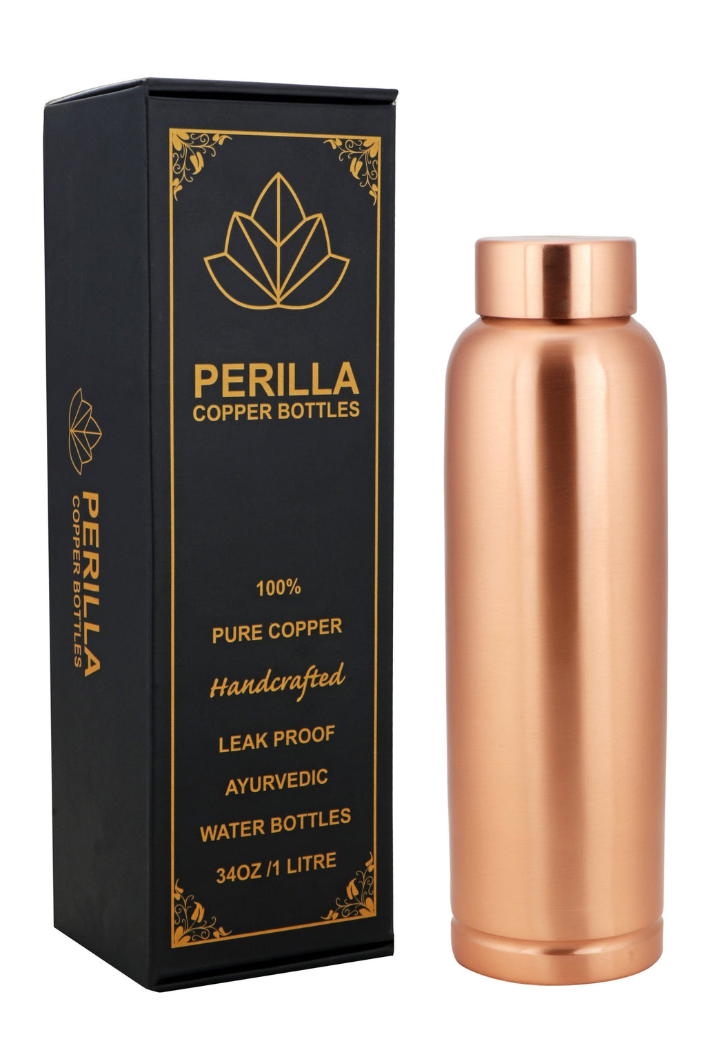 Copper Water Bottle 1L Leak Proof F7206