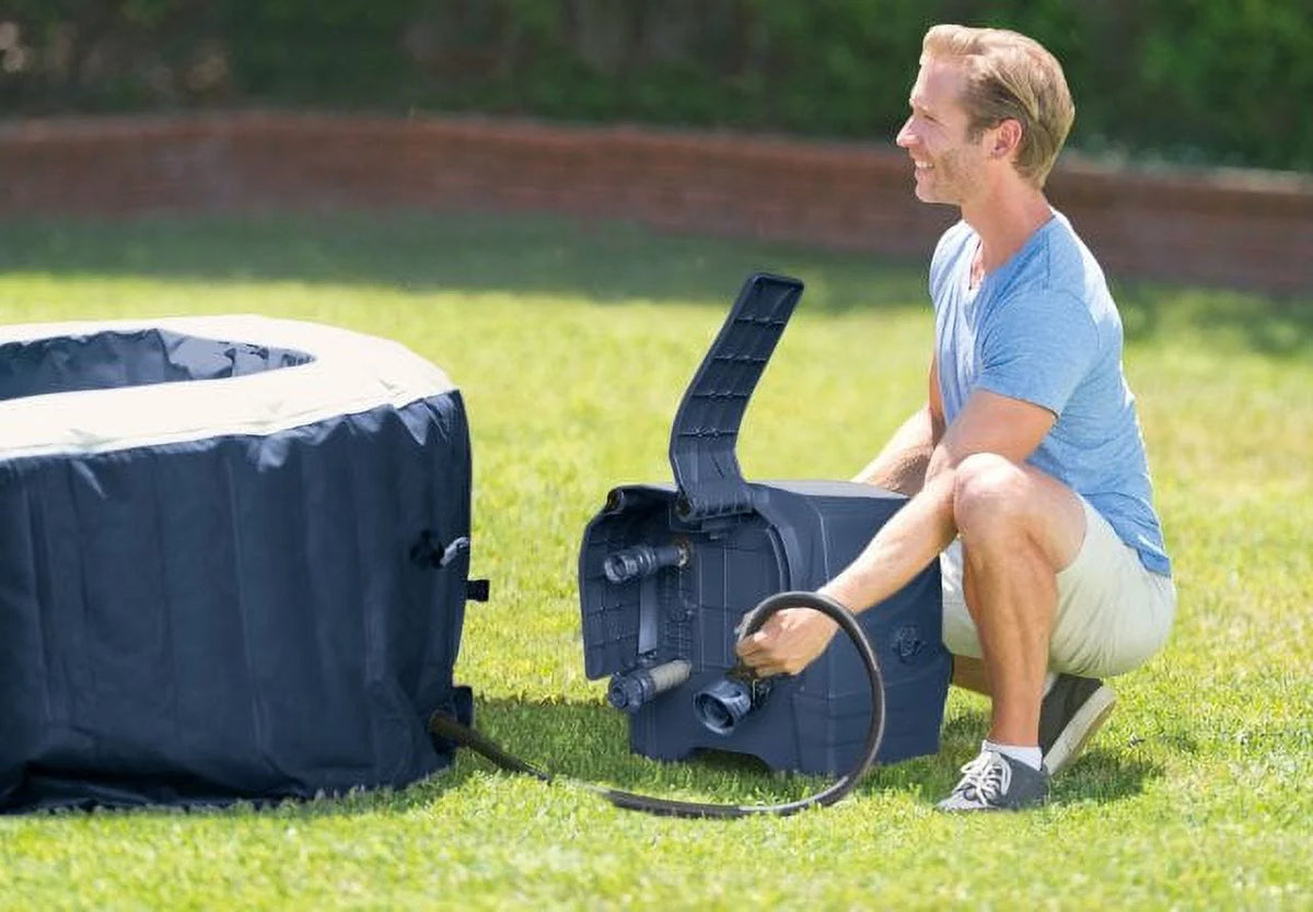 Inflatable Hot Tub Set 4 Person Y363433