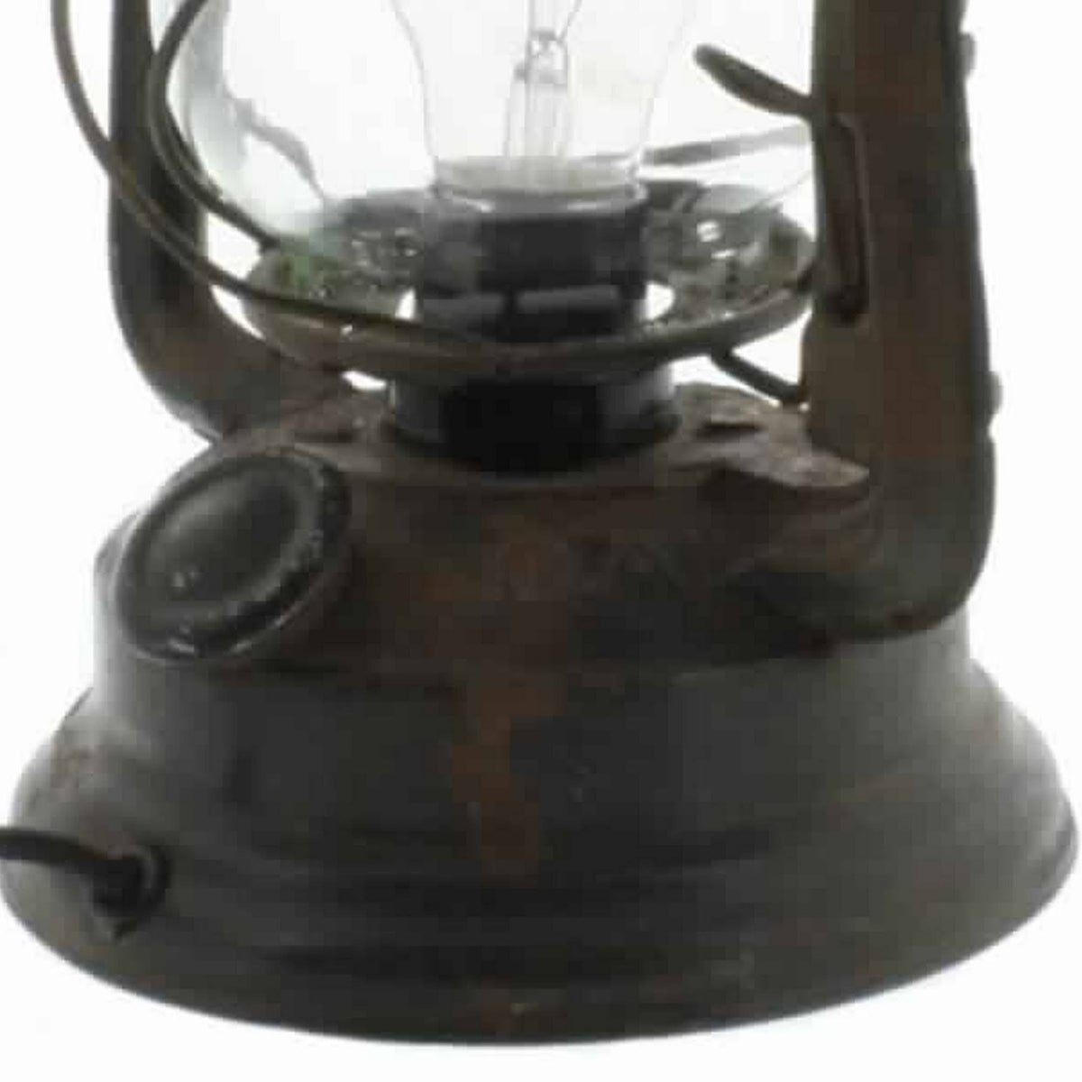 Rustic Black Electric Camp Lantern I993
