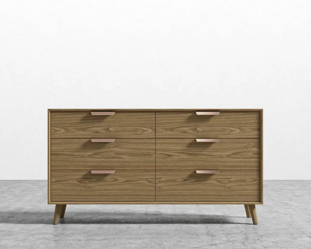 Walnut Veneer Wide Dresser J837341