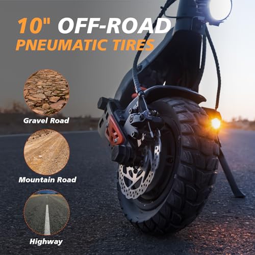 40 Mph 40 Miles 20.8Ah 10'' Off-Road Tire Foldable Electric Scooter T87392