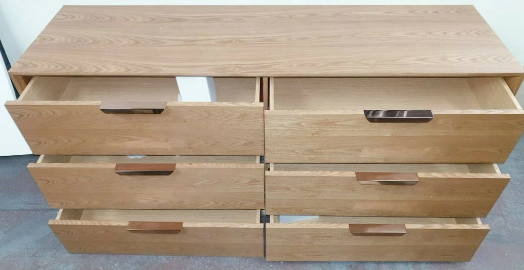 Walnut Veneer Wide Dresser J837341