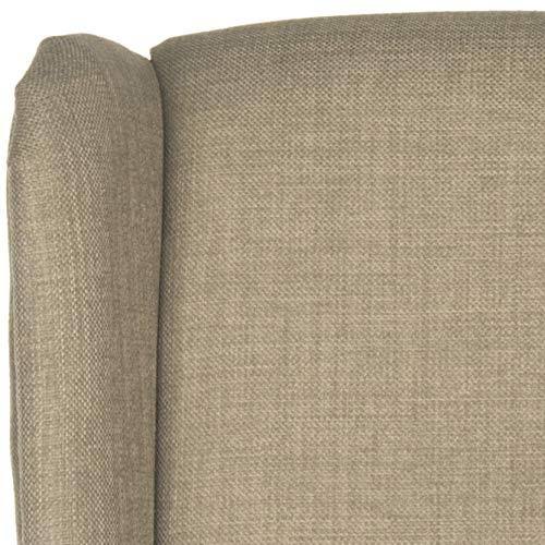 Grey Wingback Chair Set of 2 F3349