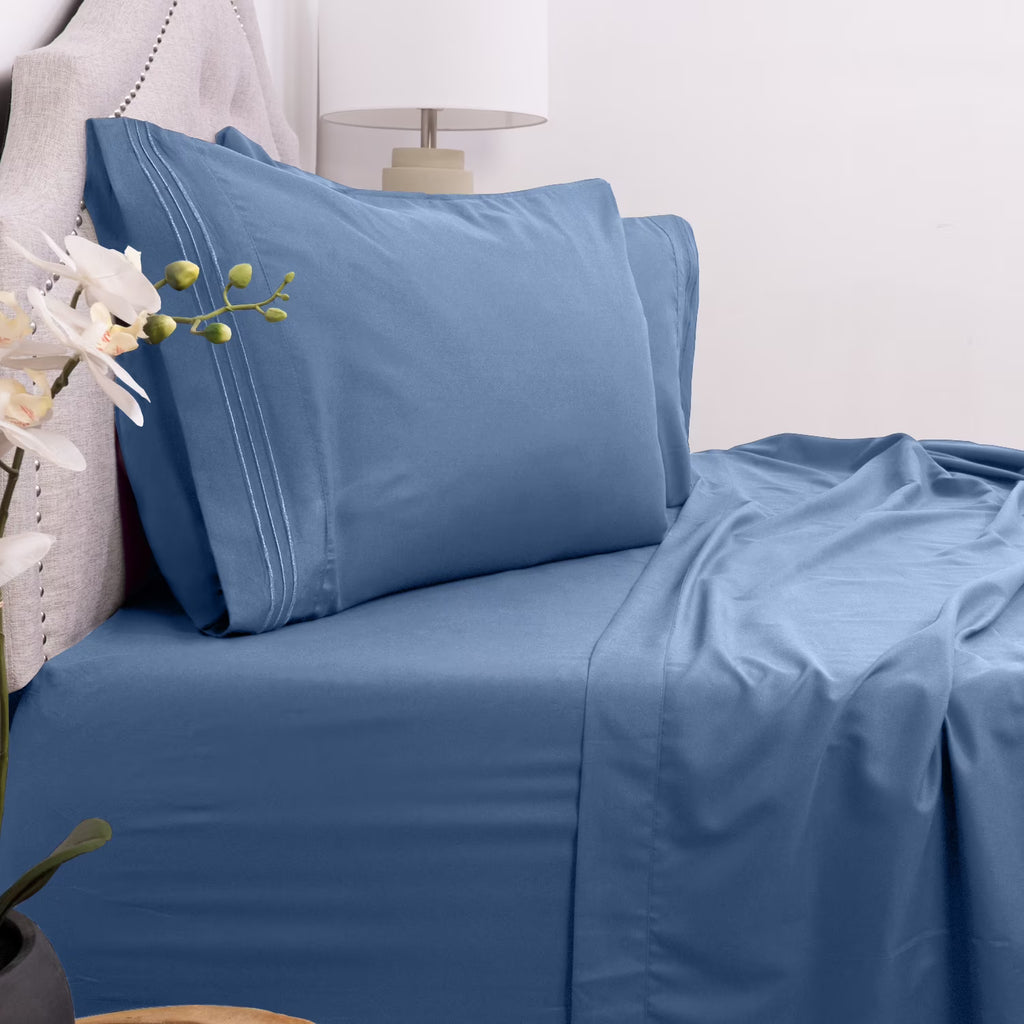 Denim 4-Piece Deep Pocket Sheet Set N1283