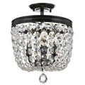 Vibrant Bronze Crystal Ceiling Mount Z232223