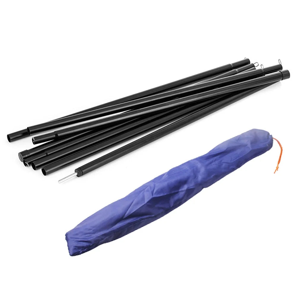 2 PCS/Set Outdoor Tent Canopy Poles Support Rods Awning Frames Accessories J82599