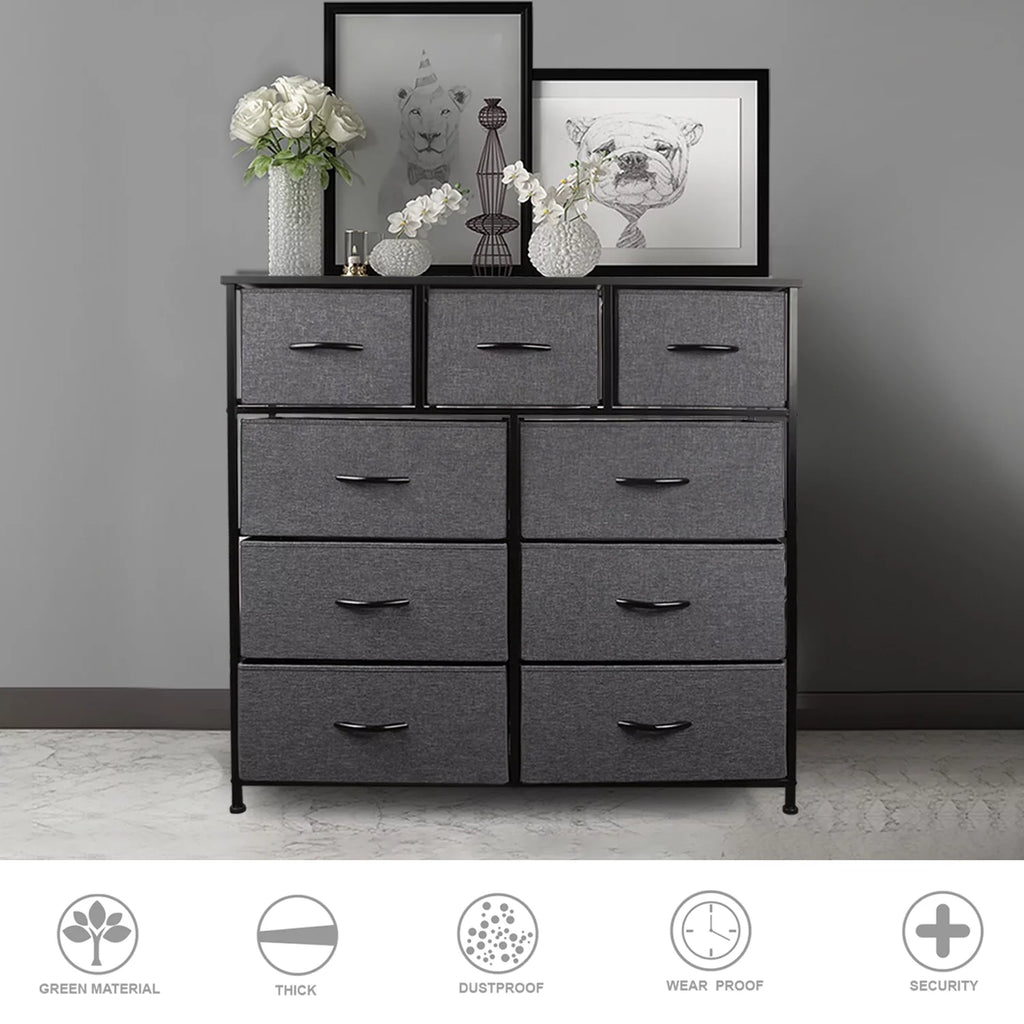 5 Drawer Fabric Dresser Storage Tower Cabinet I121