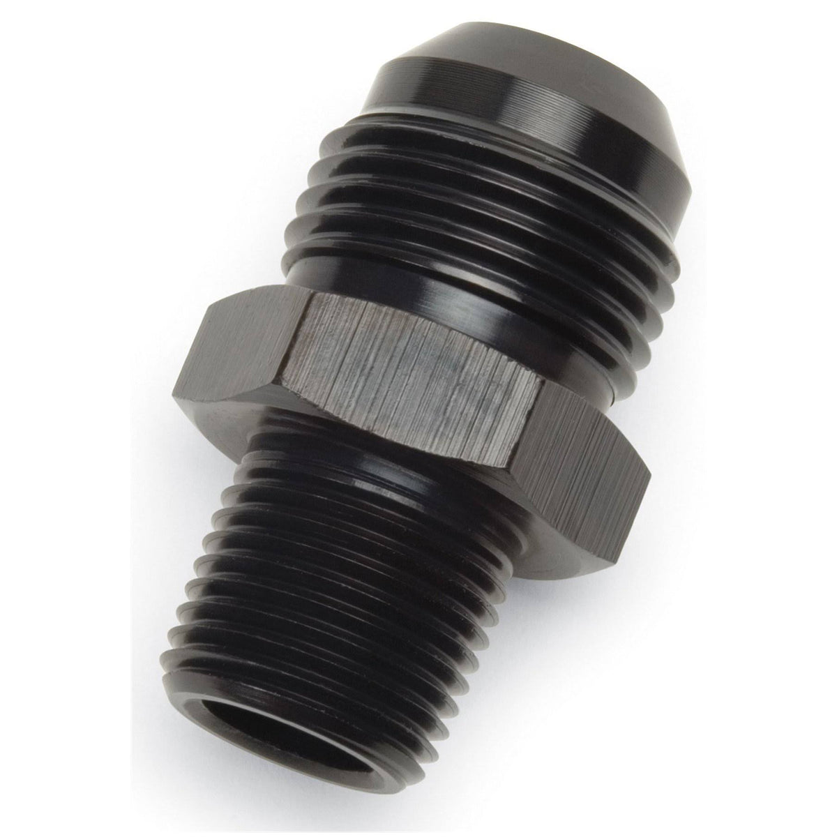 Adapter Fitting #6 An Male Flare to 1/2in. NPT Male Blk U10603