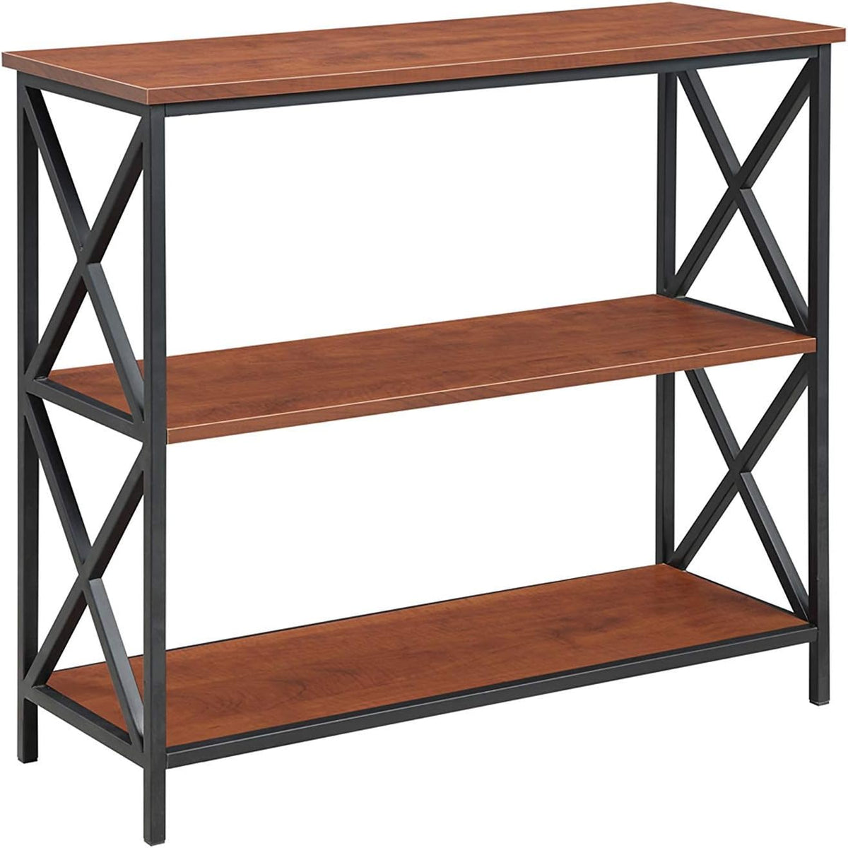 Black 3 Tier Bookcase W41855