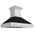 48 In. Stainless Steel Range Hood with Black Matte Shell D44354