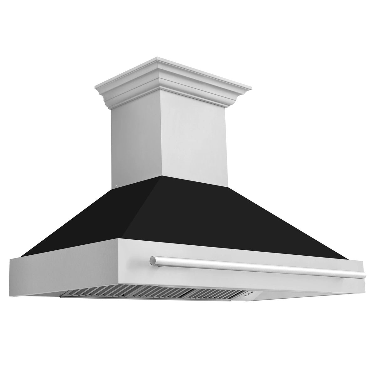 48 In. Stainless Steel Range Hood with Black Matte Shell D44354