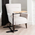 Swivel TV Tray Table Adjustable Laptop Desk and Dinner Tray L377329