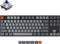87 Keys Tenkeyless Wireless Mechanical Keyboard with White LED Backlight F394006