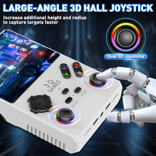 Black Retro Handheld Game Console with 256GB TF Card X6455
