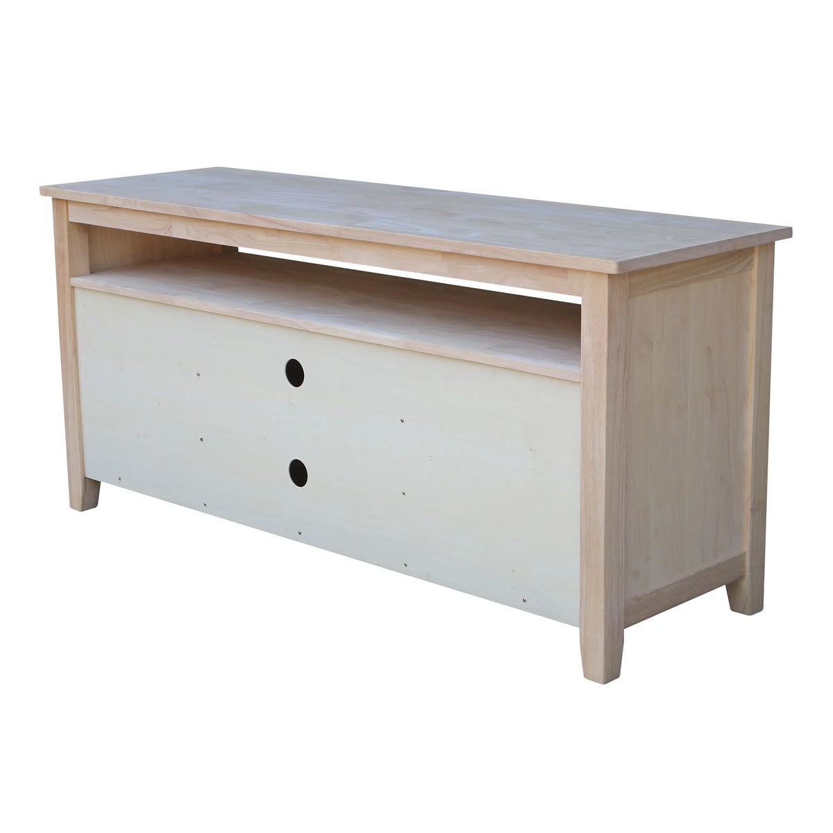 Solid Wood TV Stand with 2 Doors B314