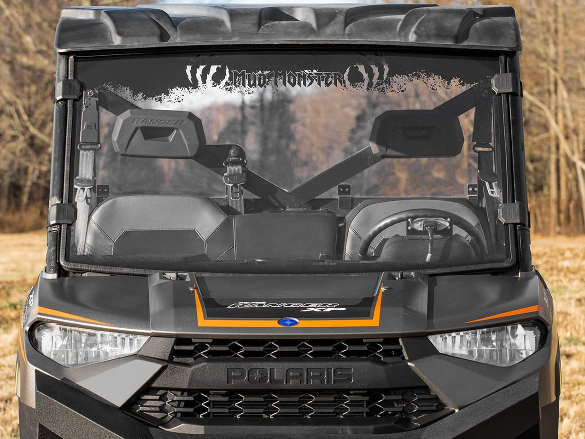 Clear Scratch Resistant Full Windshield for Polaris Ranger XP 1000 / Crew E986027