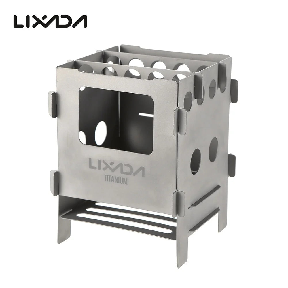 Titanium Folding Wood Pocket Camping Stove W612