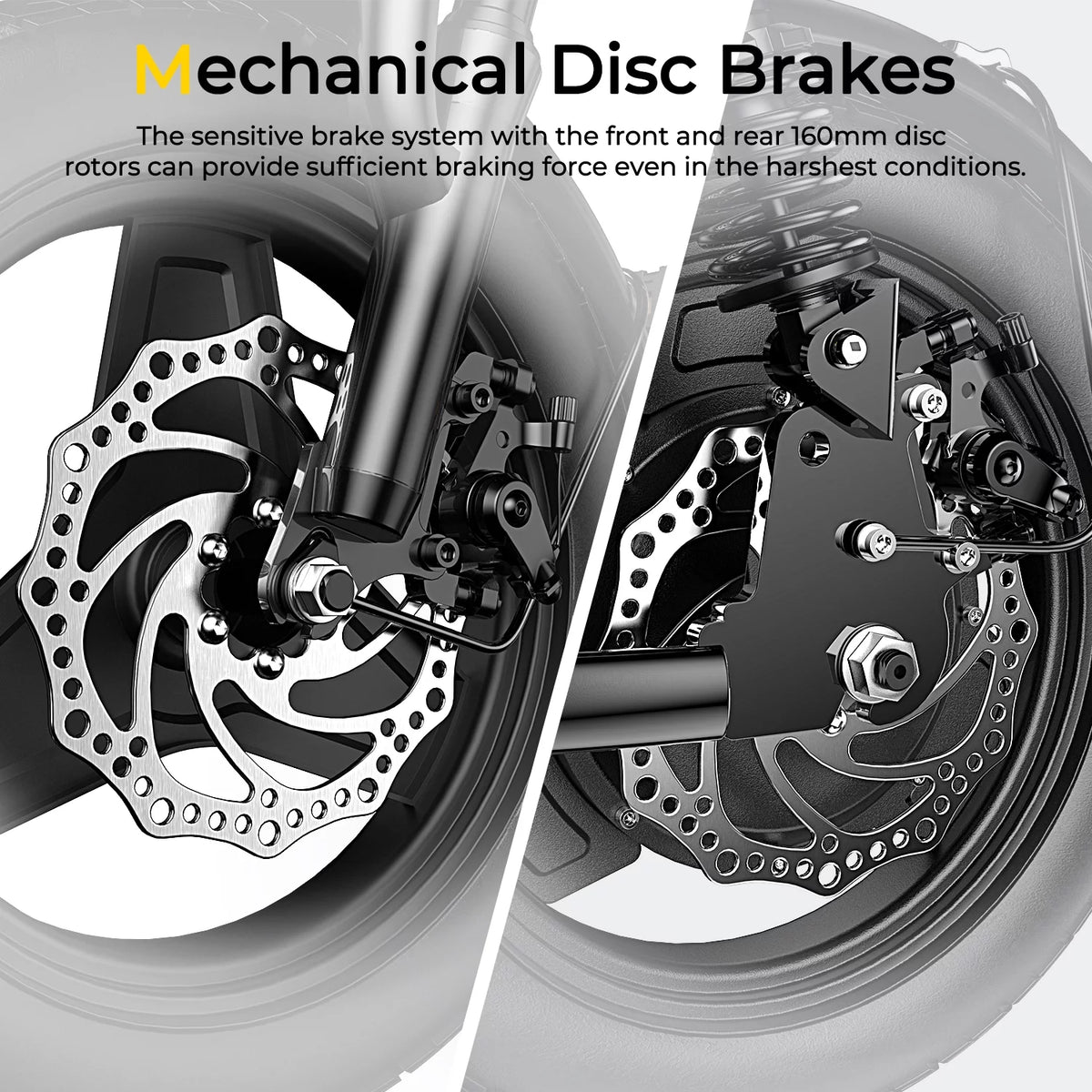 Electric Bike with 400W Motor 48V 13Ah Removable Battery Folding M33522