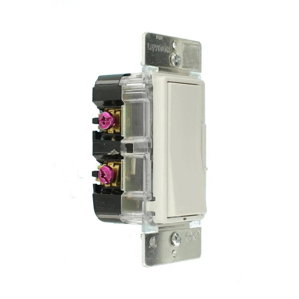 10-Pack White/Light Almond Rocker Slide Dimmer J827076