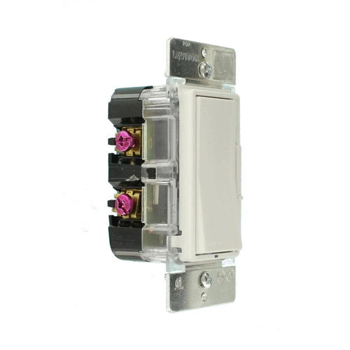 10-Pack White/Light Almond Rocker Slide Dimmer J827076