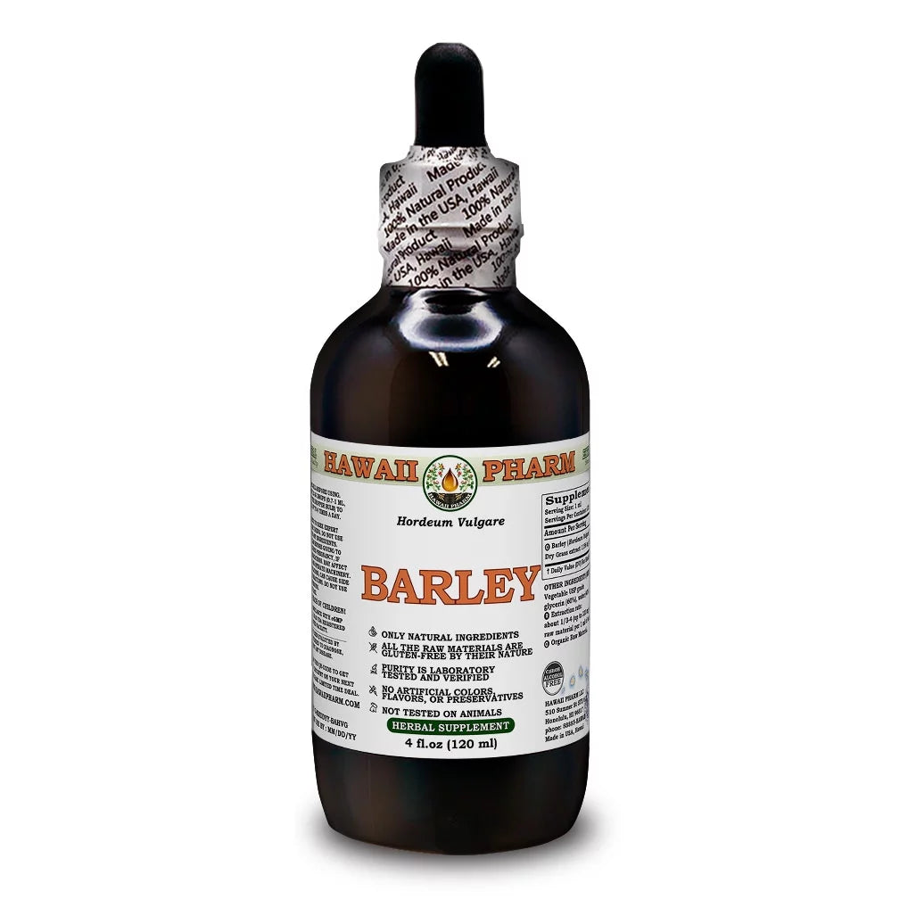Barley Dry Grass Alcohol-Free Liquid Extract 4 Fl.Oz A2118