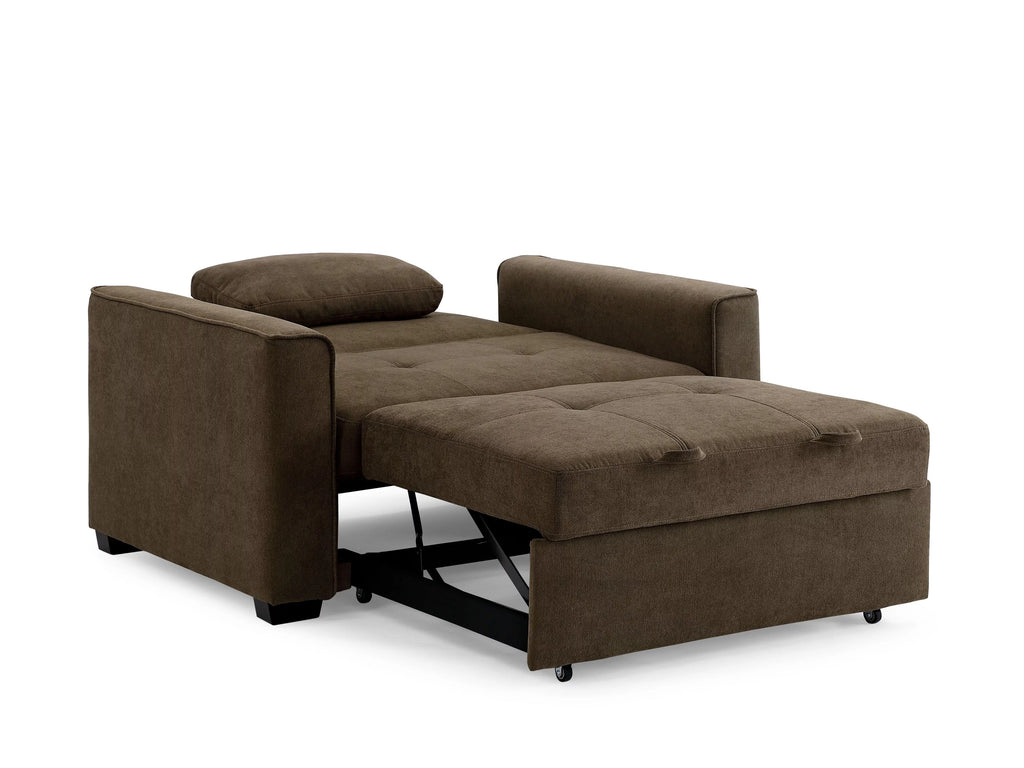 Cappuccino Chenille Sleeper Sofa I1530