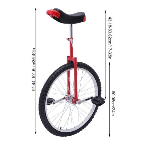 24 Unicycle with Adjustable Seat Q749139