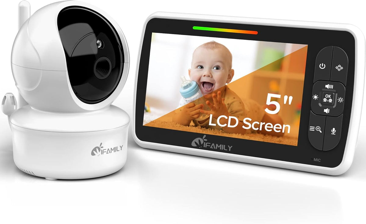 5” Video Baby Monitor with Camera and Audio Y726