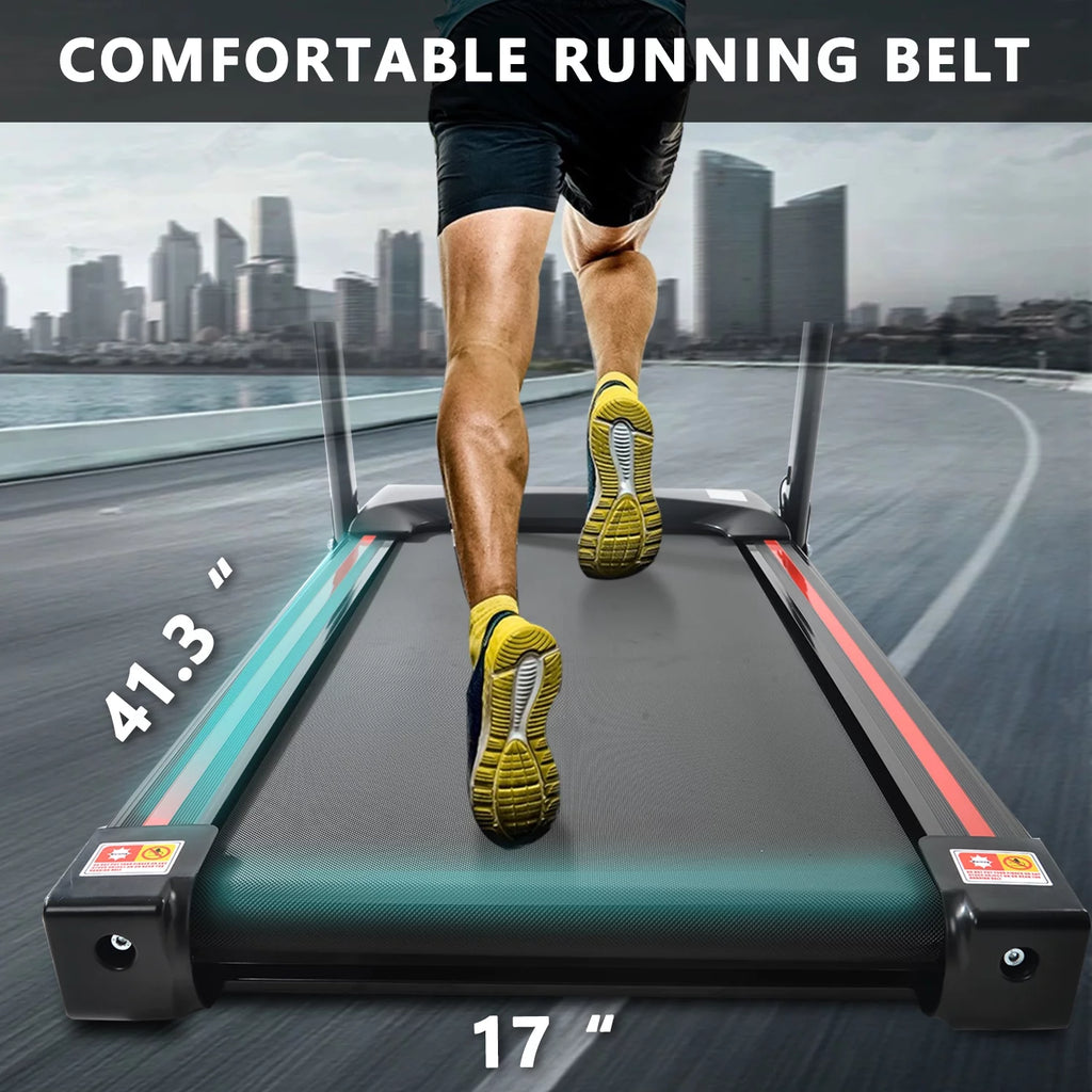 3.5HP Folding Incline Electric Treadmill 330 LB Capacity W96386