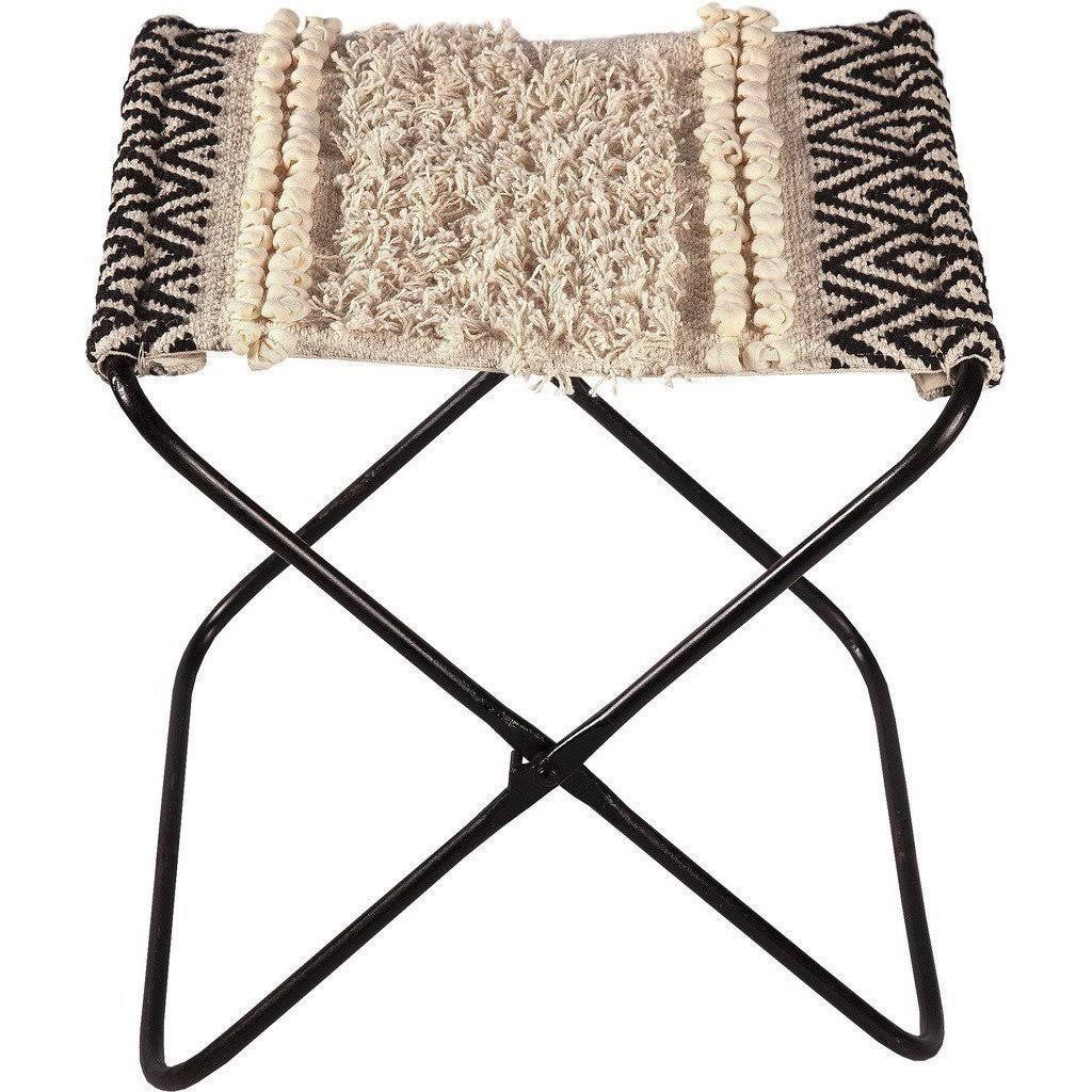 Natural and Black Stool T8802