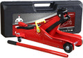 Hydraulic Floor Jack 2 Ton 4,400 Lbs Low Profile Red I34413