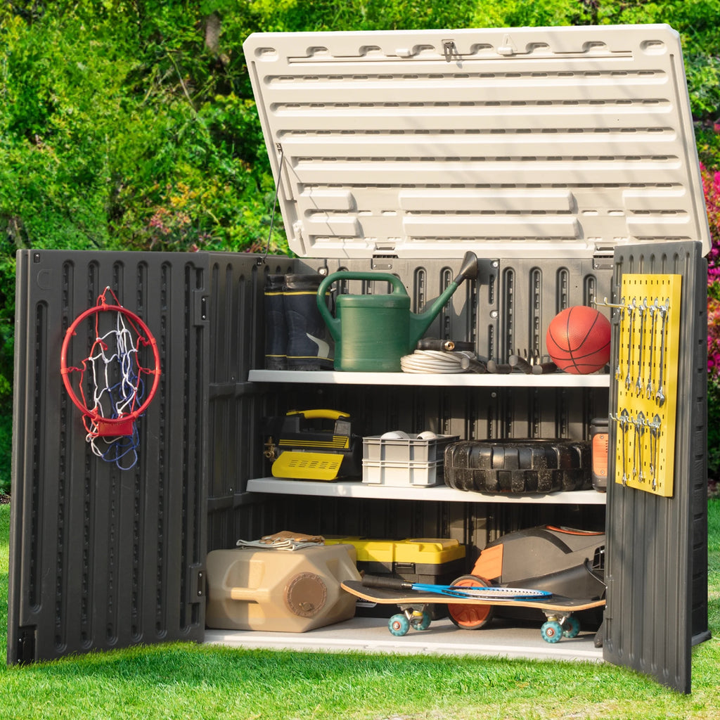 Weather Resistant Resin Storage Shed 35 Cu ft V376664