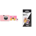 Turquoise Instant Camera Printer with Zink 20 sheet photo paper pack E818