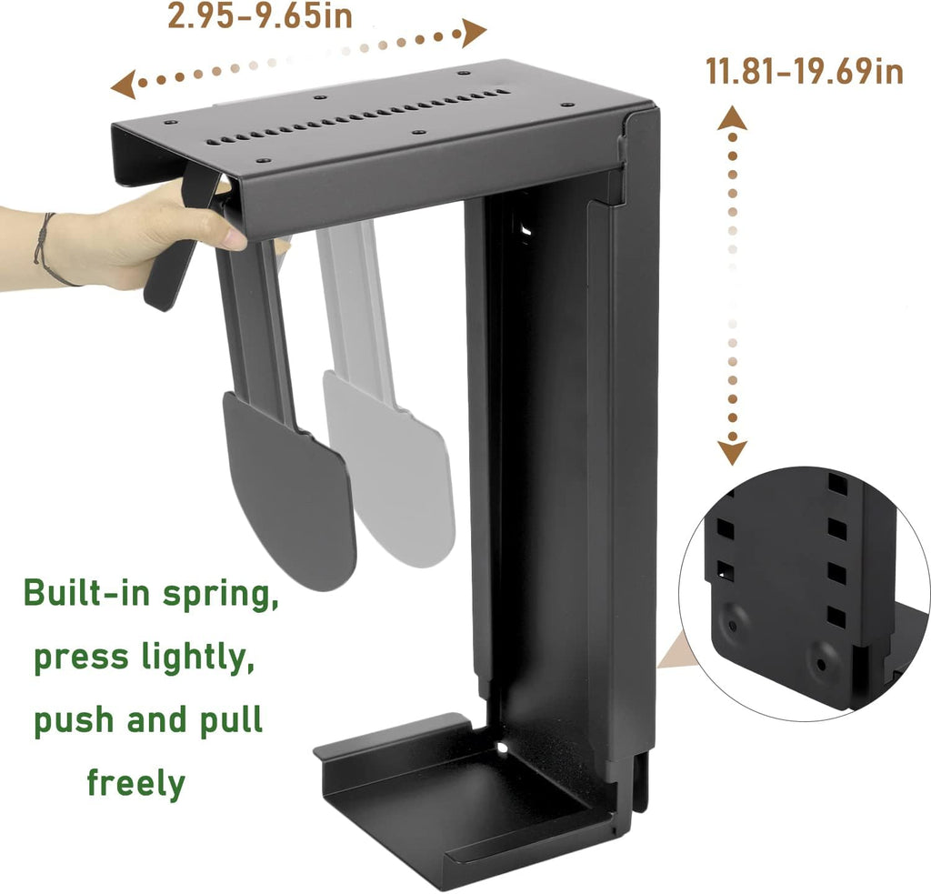 Adjustable Under Desk CPU Holder O974399