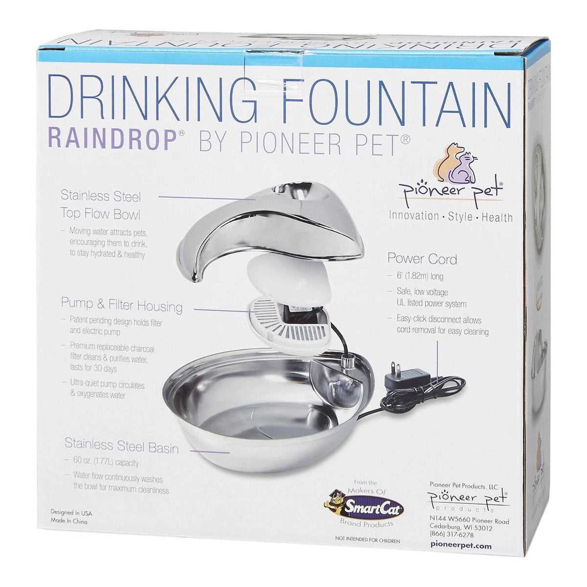 Stainless Steel Pet Fountain A556